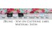50 labels Single Colour print, Sew-on Clothing label, Slit-edge Satin, Endfold Loopfold